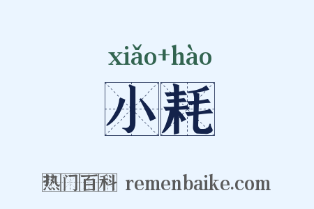 小耗是什么意思的图片